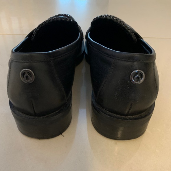 Genuine Leather Wishbone Loafers - Browns - Black - Picture 4 of 7